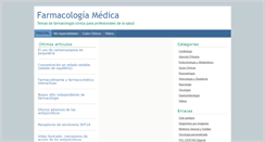 Desktop Screenshot of farmacologiaymedicina.com